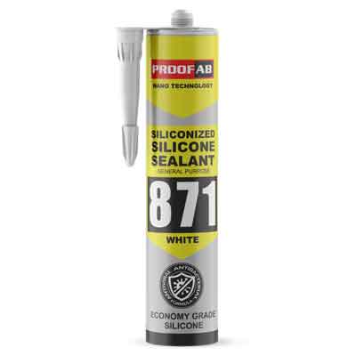 چسب سیلیکونایزه سفید871