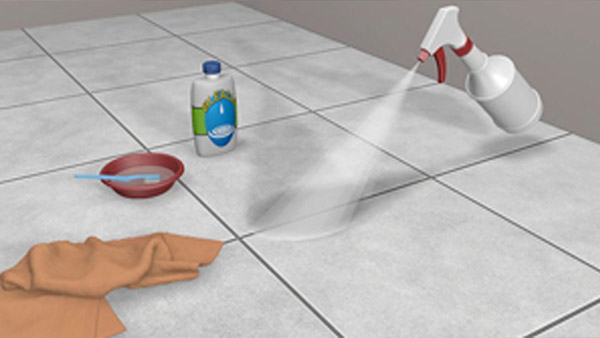 پاک کننده سیمان از کاشی