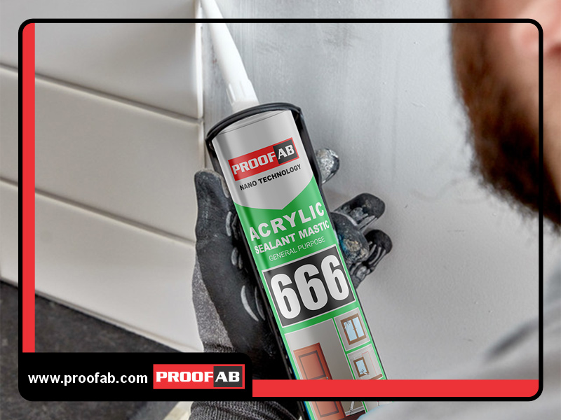 ماستیک آکریلیک 666 جهت درزگیری
