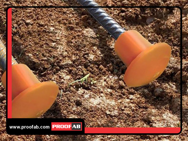 اجرای کلاهک قارچی در سر میلگردهای آزاد