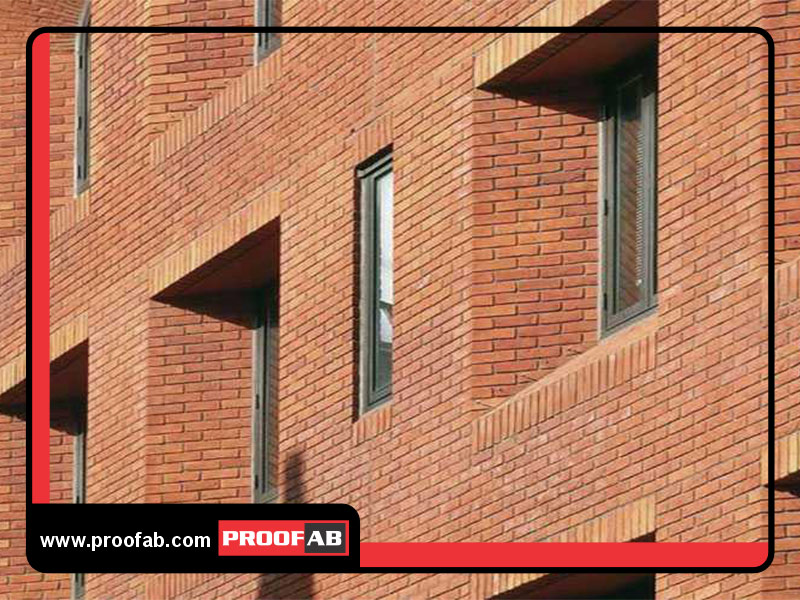 چسب آجر برای نمای ساختمان