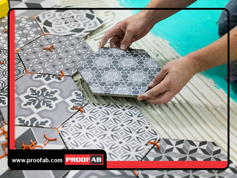 چسب کاشی ضدآب پودری پلیمری
