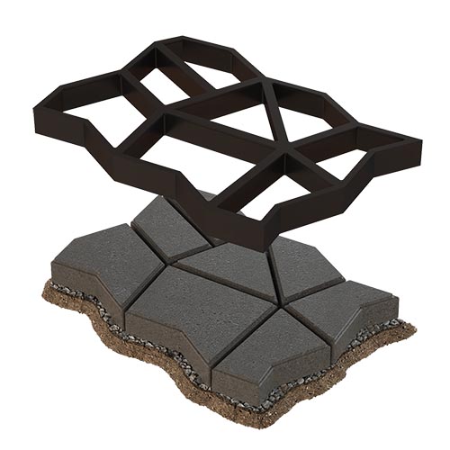 قالب سنگفرش بتنی مدل HEXA X3550
