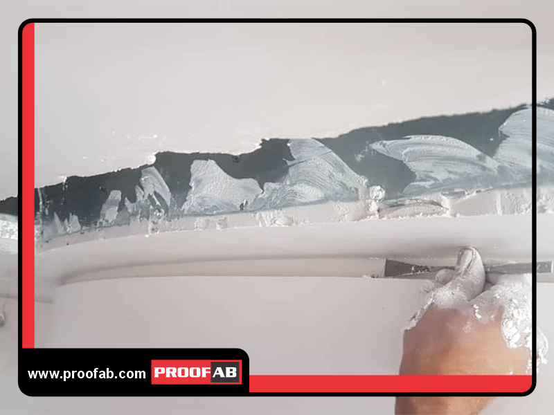 اجرای آب گریز نمودن سطح گچ دیوار